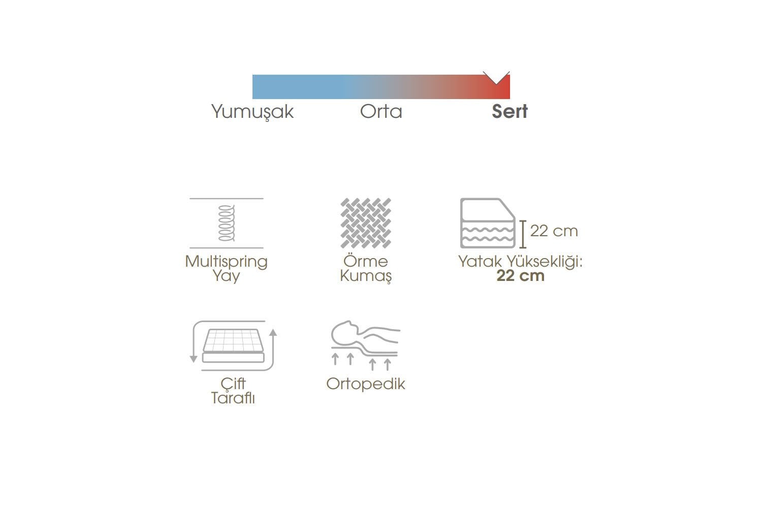 Deniz 100x200 Single Mattress EY3425