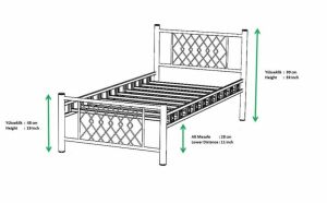 Metis Metal Karyola 90x200 ARM165