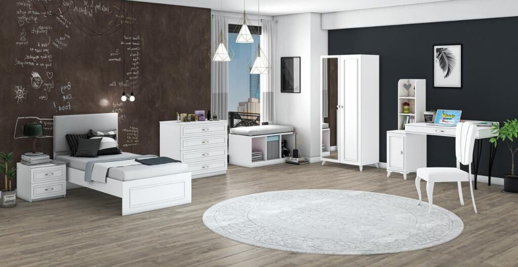 Hanzade 2 Kapılı Genç Odası Takımı WD21131
