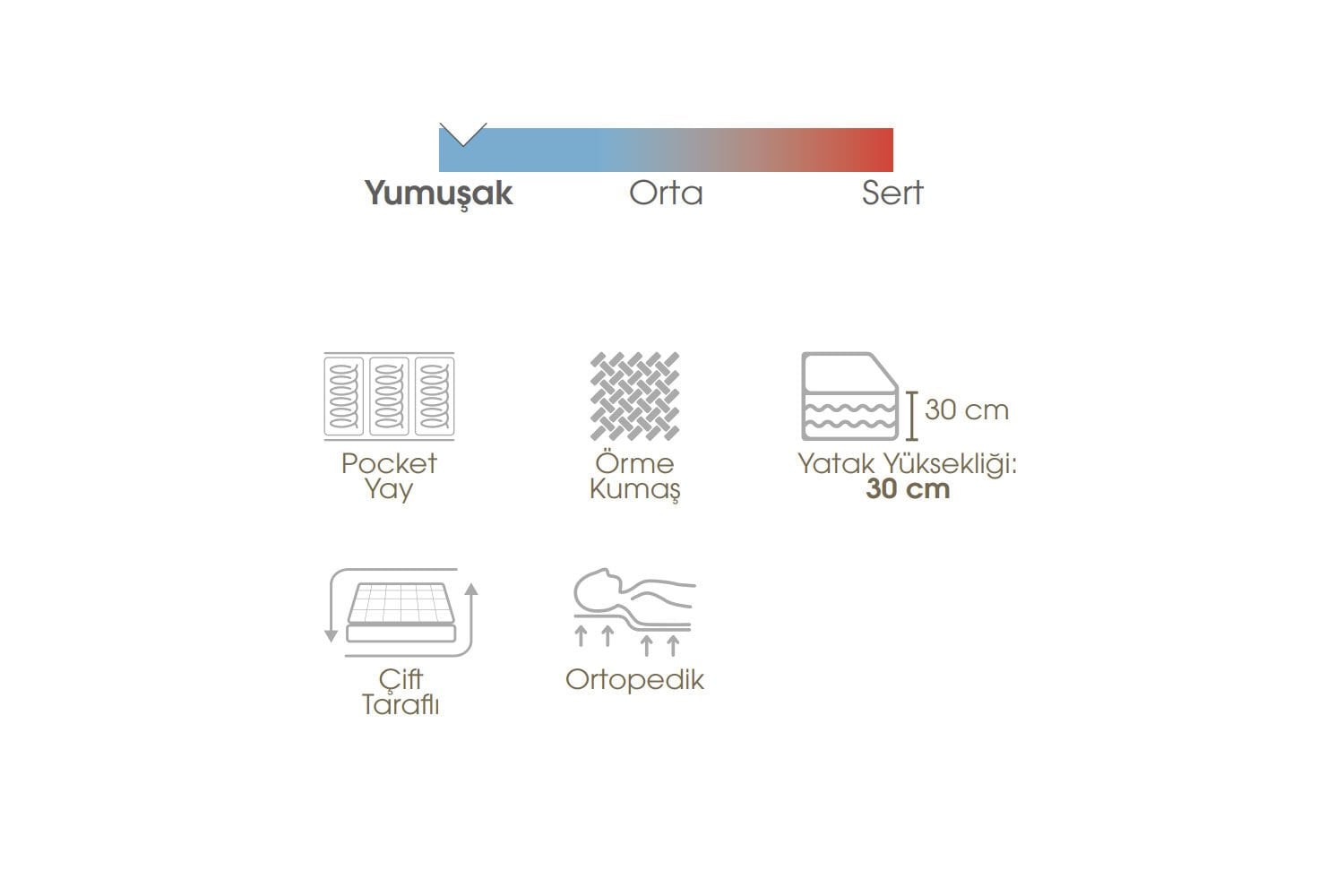 Diamond 90x190 Tek Kişilik Yatak EY3426