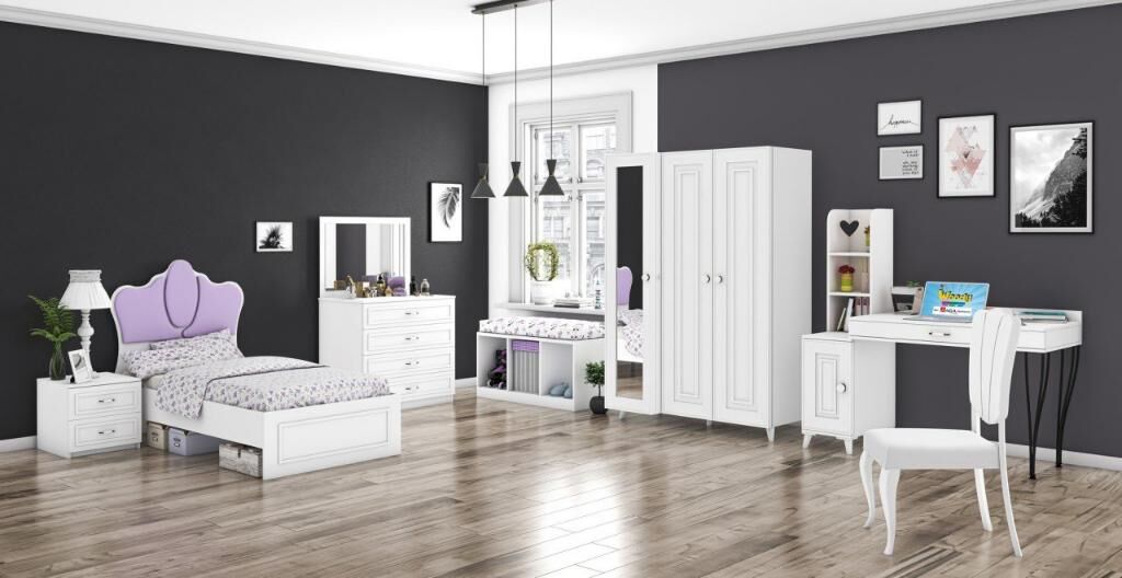 Helen 3 Kapılı Genç Odası Takımı WD27131