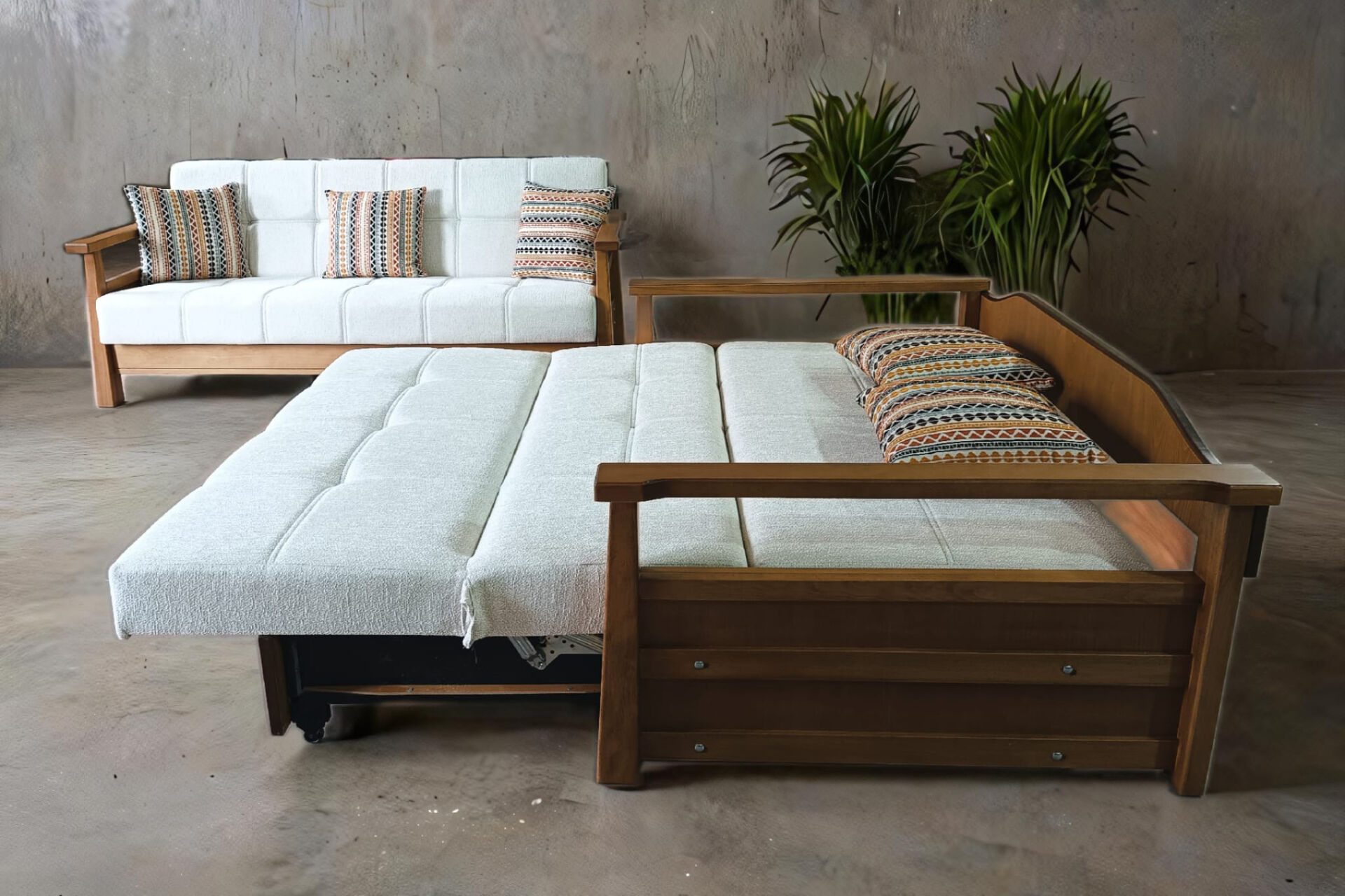 Cenova Scandinavian Suryat 2-Seater Sofa MDN135