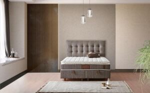 Still 140x190 Çift Kişilik Yatak, Baza, Başlık Seti MBL1009