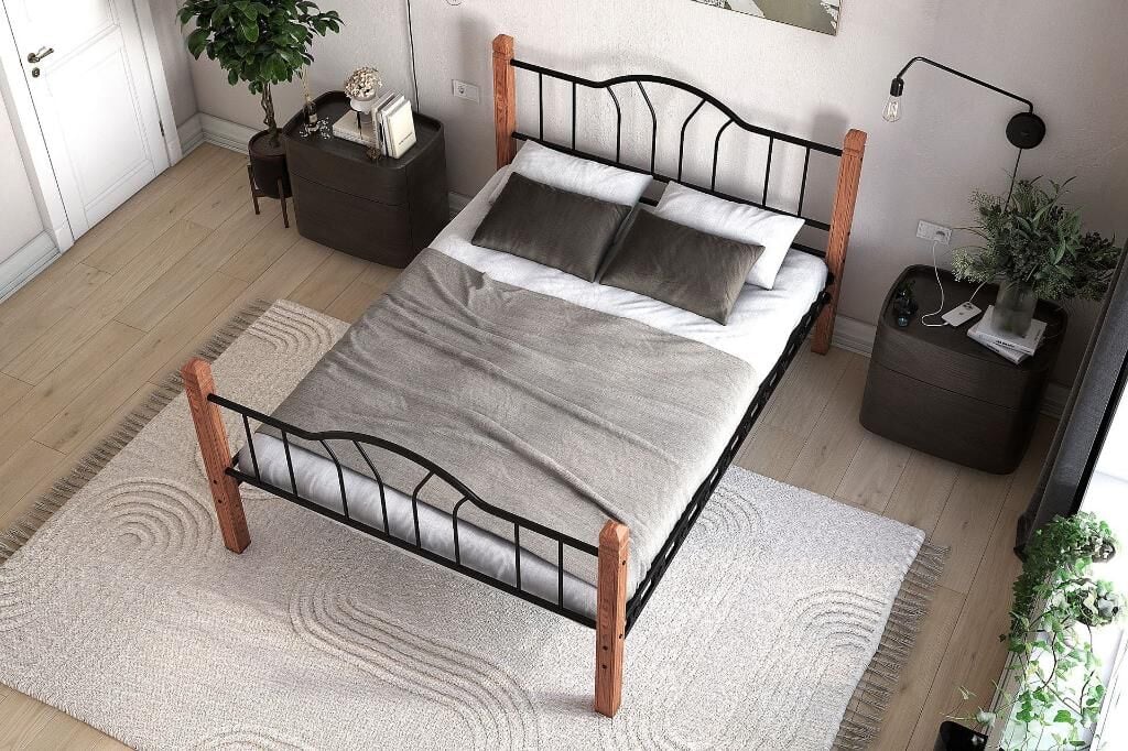 Pasifik Metal Bedstead 120x200 ARM074