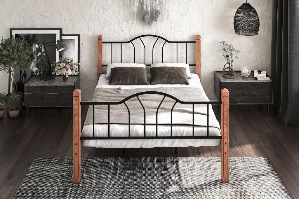 Pasifik Metal Bedstead 100x200 ARM074