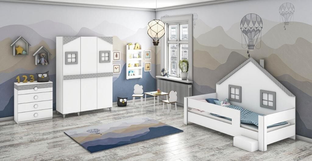 Picasso 3 Kapılı Park Çocuk Odası Takımı WD3322