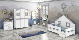 Picasso 3 Kapılı Park Çocuk Odası Takımı WD3322