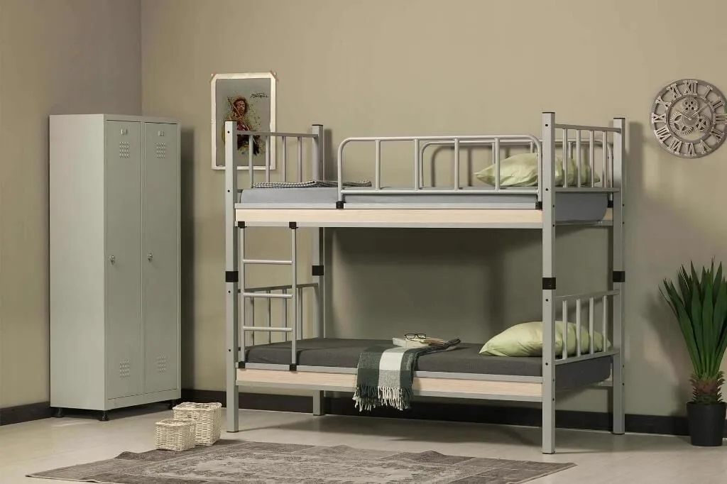 Yurt Ranza Yurt Metal Ranza 90x200 ARM034 Gri | Türkiye'nin Mobilya Dükkanı