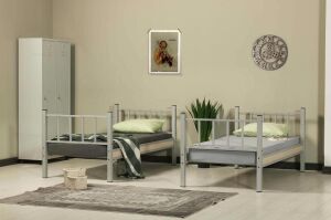 Yurt Metal Ranza 90x200 ARM034 Gri