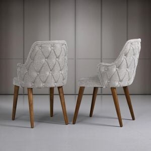 Elkamet Ceviz Masa & Damla Sandalye Takımı HDR1217