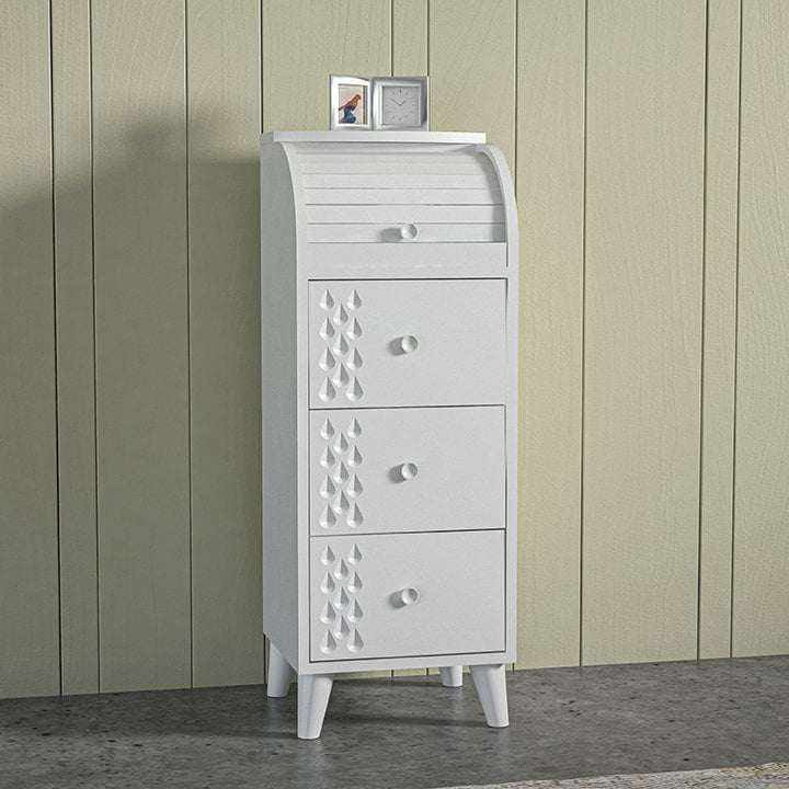 MD Single White Bread Bin U826