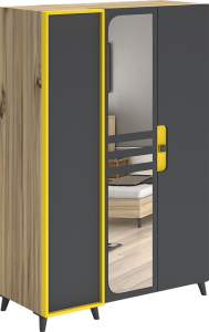 Simirna 3 Kapılı Genç Odası Takımı WD10132