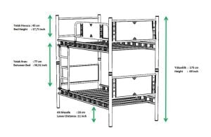 Elegan Ranza 90x200 ARM018 Ceviz
