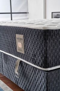 Natura 180x200 Çift Kişilik Yatak, Baza, Başlık Seti MBL1007