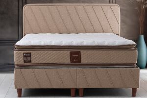 Majesty 180x200 Çift Kişilik Yatak, Baza, Başlık Seti PV1408