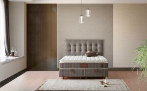 Still 150x200 Çift Kişilik Yatak, Baza, Başlık Seti MBL1009