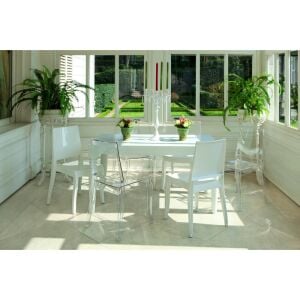 Class-X Beyaz Mutfak Sandalyesi PPT1009