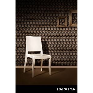 Class-X Beyaz Mutfak Sandalyesi PPT1009