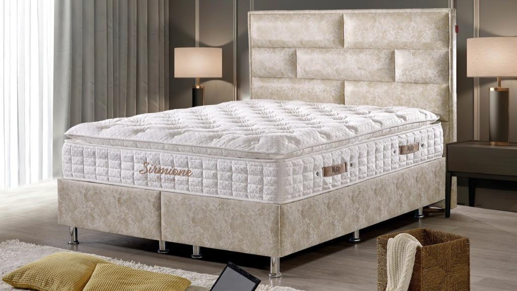 MD Marbella 200x200 Mattress, Divan base, Headboard Set KG1069