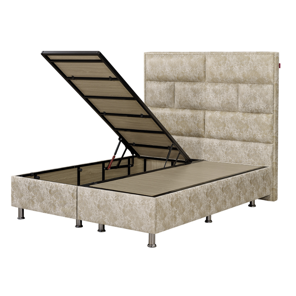 MD Marbella 200x200 Mattress, Divan base, Headboard Set KG1069