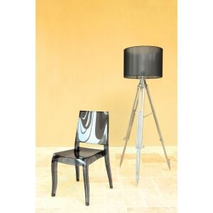 Class-X Füme Transparan Mutfak Sandalyesi PPT1012