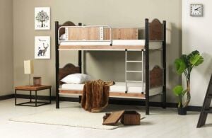 İnci Ranza 90x200 ARM006 Siyah + Ceviz