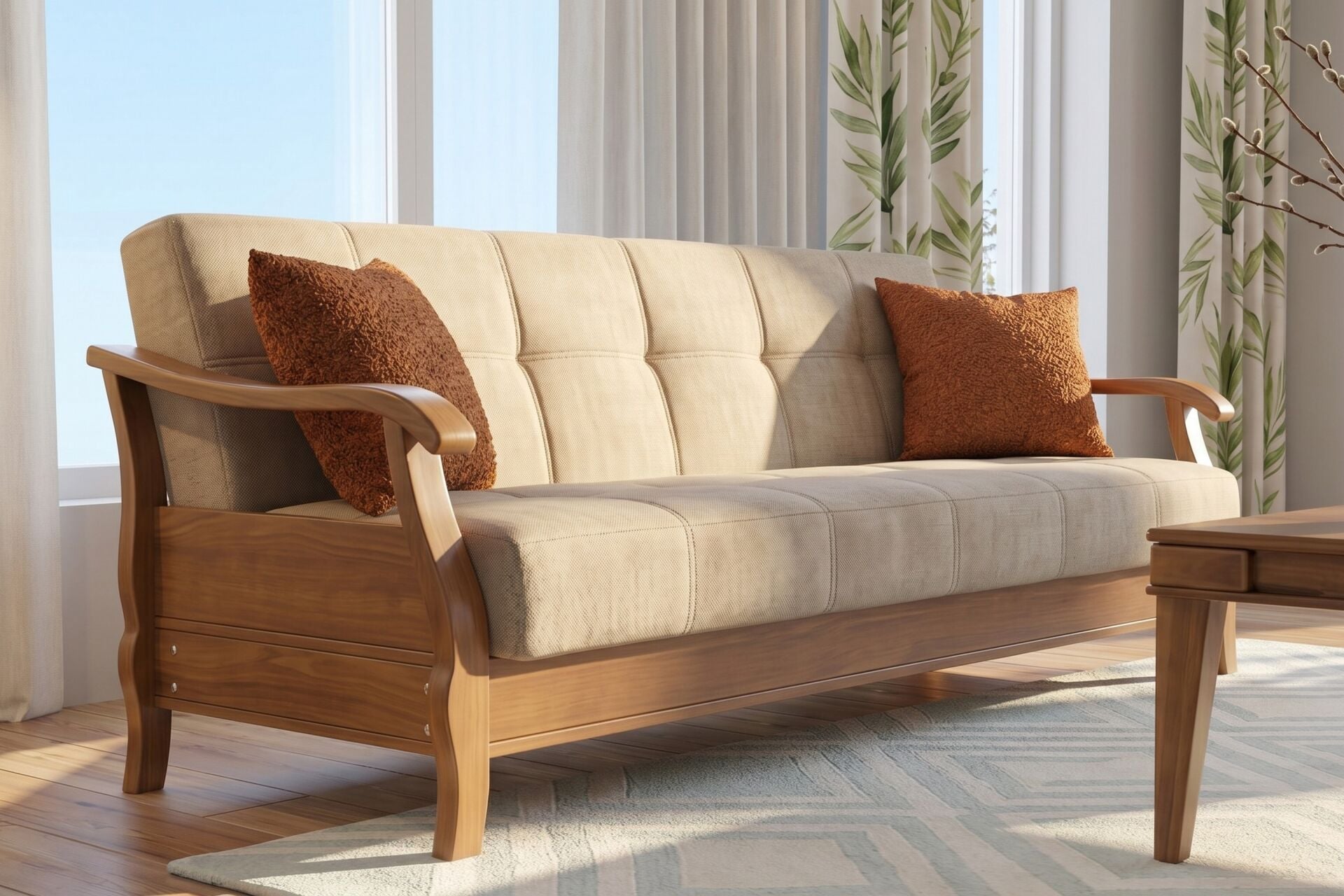 MD Mimoza Scandinavian Sofa Set MDN160
