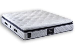 King 180x200 Çift Kişilik Yatak, Baza, Başlık Seti PV1409