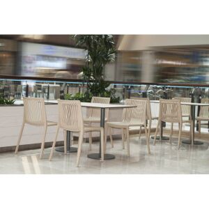 Cool Küllü Kahve Mutfak Sandalyesi PPT1018