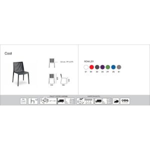 Cool Beyaz Mutfak Sandalyesi PPT1019