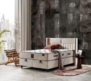 Yaren 120X200 Tek Kişilik Yatak, Baza, Başlık Seti EY2002