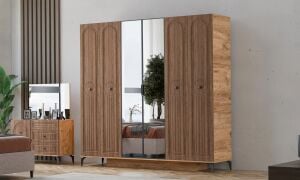 Bohem Ceviz Gardırop TN0125