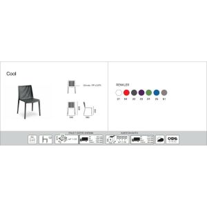 Cool Mavi Mutfak Sandalyesi PPT1020