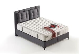 MD Golf 200x200 Çift Kişilik Yatak, Baza, Başlık Seti GM166