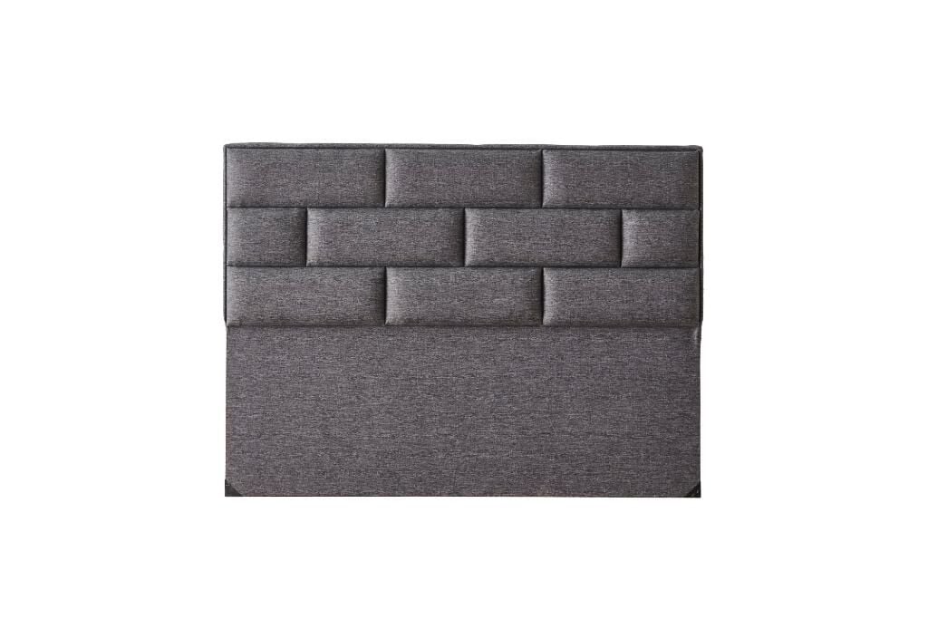 Stone 140x200 Double Mattress, Divan Base & Headboard Set MBL1011