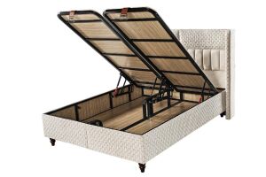 Yaren 180X200 Çift Kişilik Yatak, Baza, Başlık Seti EY2002