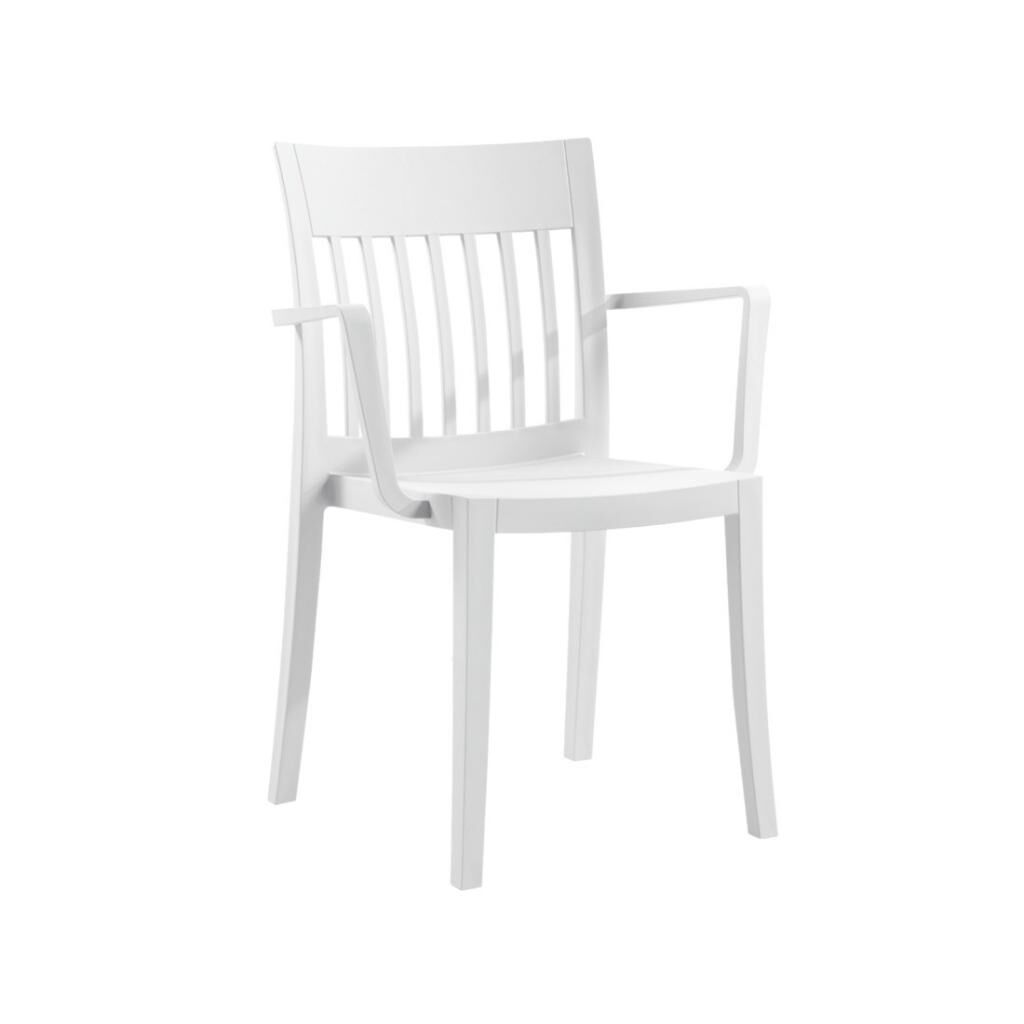 Eden-K Beyaz Kollu Mutfak Sandalyesi PPT1026