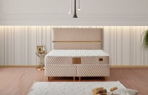 Kusto 100x200 Tek Kişilik Yatak, Baza, Başlık Seti MBL1012