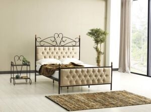 Pedesa Metal Karyola 150x200 ARM063 Kahve