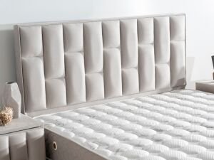 Malaga 140x200 Çift Kişilik Yatak, Baza, Başlık Seti MBL1013