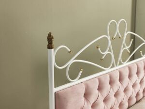 Pedesa Metal Karyola 150x200 ARM063 Pembe