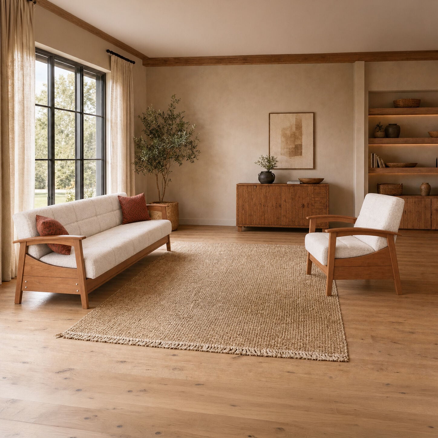 MD Acelya Scandinavian Sofa Set MDN101