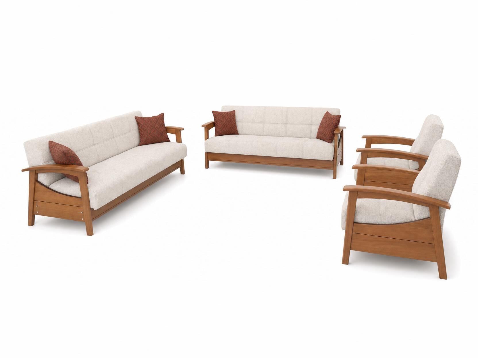MD Acelya Scandinavian Sofa Set MDN101