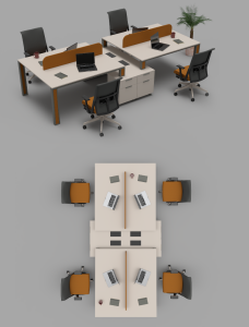 Work-06 Ofis Çalışma Masası CLN1090