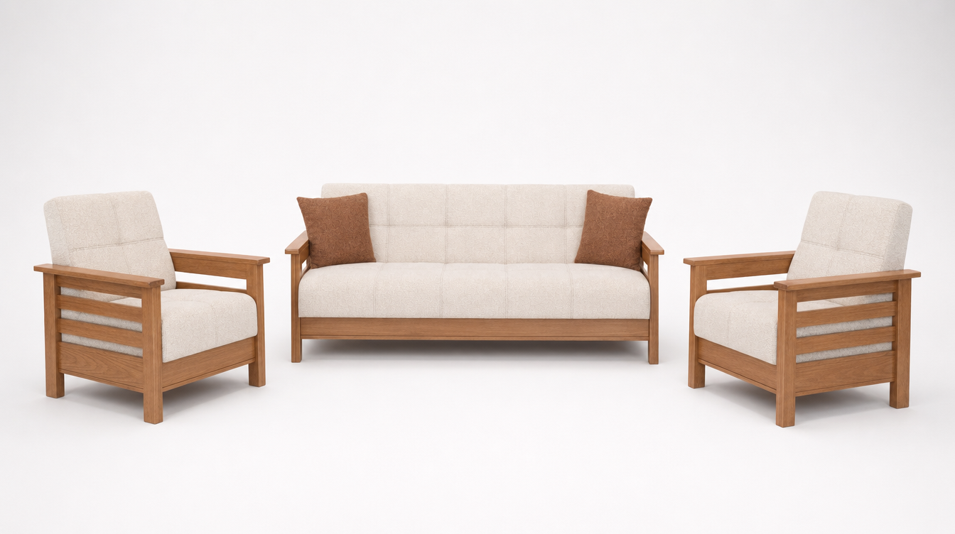MD Royal Scandinavian Sofa Set MDN106