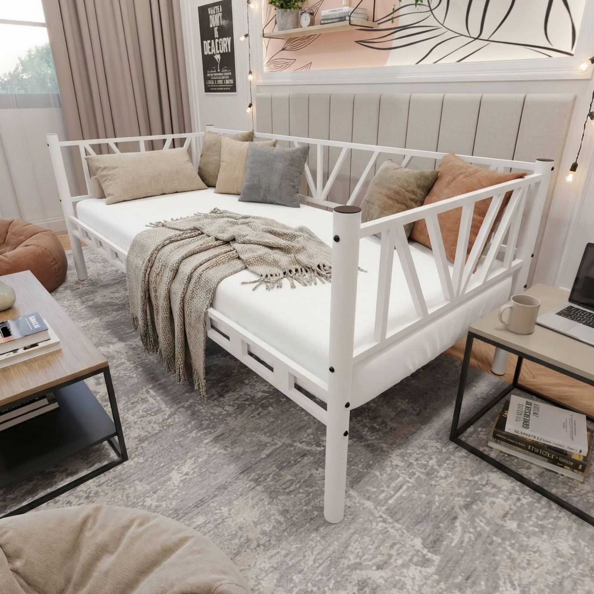 Smyrna Metal Daybed 90x200 Sedir Koltuk