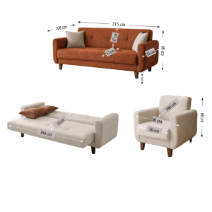 MD Menekşe Koltuk Takımı MDN108
