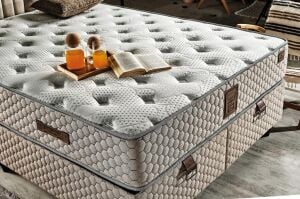 Split 140X190 Çift Kişilik Yatak, Baza, Başlık Seti EY2005