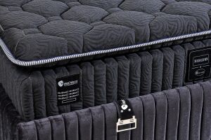 Madalyon 150x200 Çift Kişilik Yatak, Baza, Başlık Seti PV1413