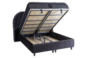 Madalyon 180x200 Çift Kişilik Yatak, Baza, Başlık Seti PV1413